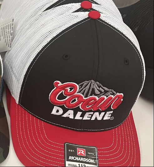 Richardson Coeur d'Alene Snapback Hat - Black/Red/White