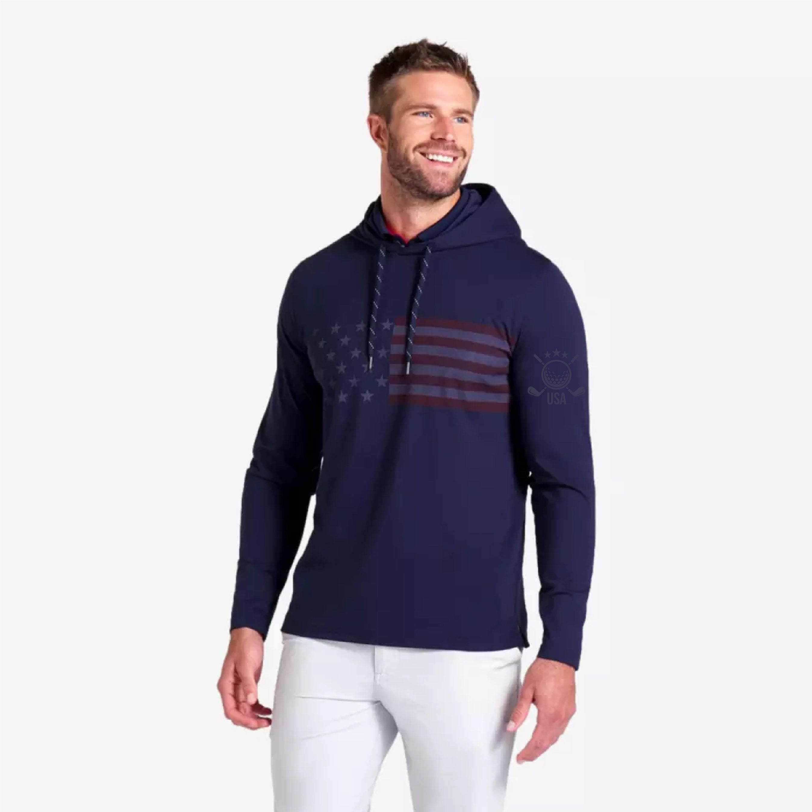 USA Golf Flag Hoodie - Puma Volition America Collection